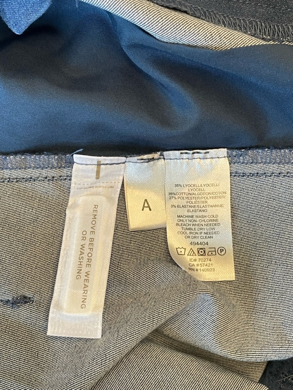 LOFT Blue Riviera Sailor Shorts Size 6 - Picture 6 of 7
